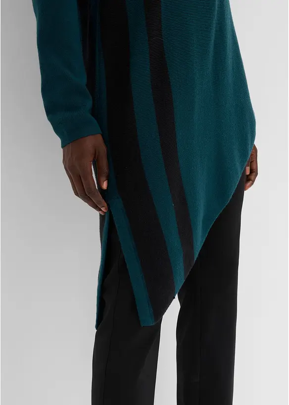 Pull long &agrave; base asym&eacute;trique, bonprix