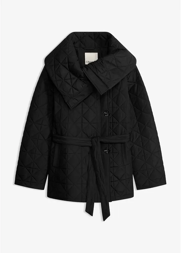 Steppjacke mit Bindeband, wasserabweisend, bonprix