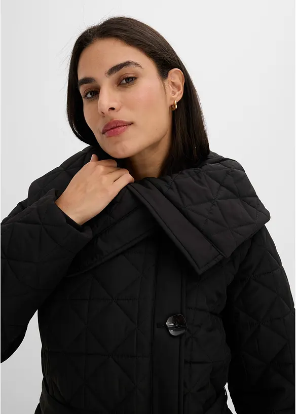 Steppjacke mit Bindeband, wasserabweisend, bonprix