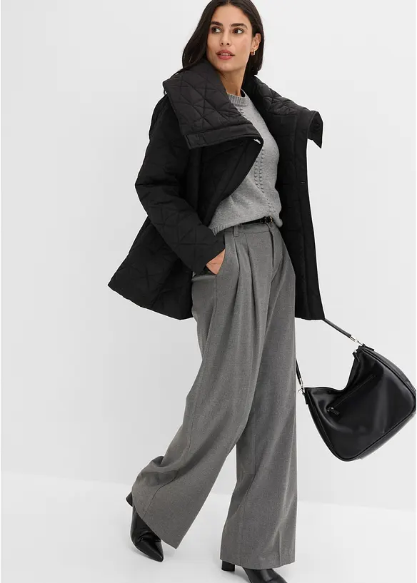 Steppjacke mit Bindeband, wasserabweisend, bonprix