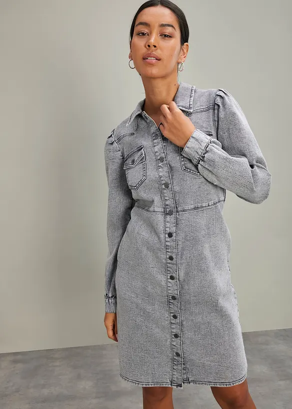 Kurzes Jeanskleid, bonprix