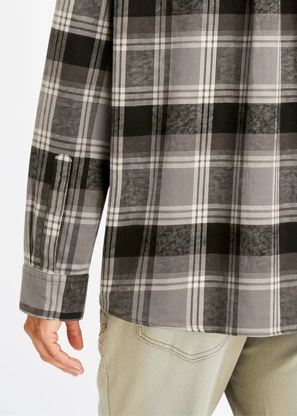 Chemise en flanelle 100% coton, bonprix