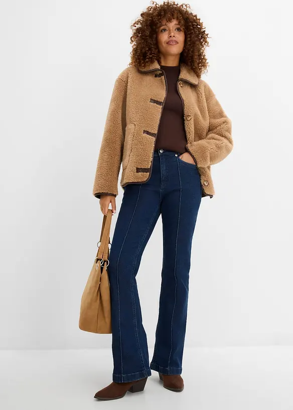 Bootcut-Jeans Mid Waist, bonprix