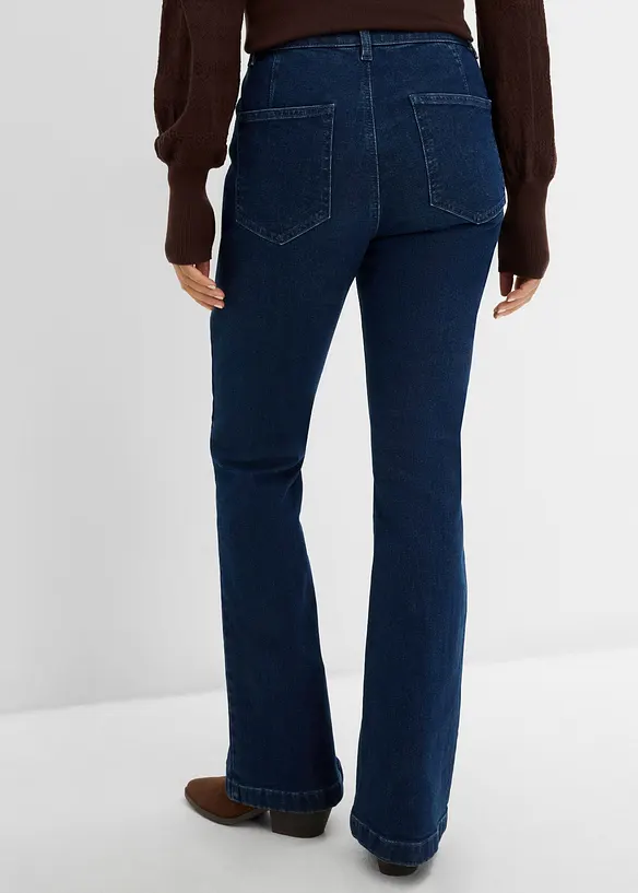 Bootcut-Jeans Mid Waist, bonprix