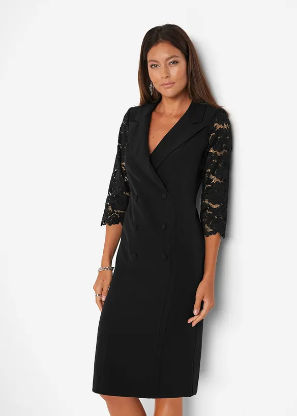 Blazer-Kleid mit Spitzen&auml;rmeln, bonprix