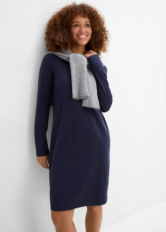 Jerseykleid aus Baumwolle mit Stretch (2er Pack), bonprix