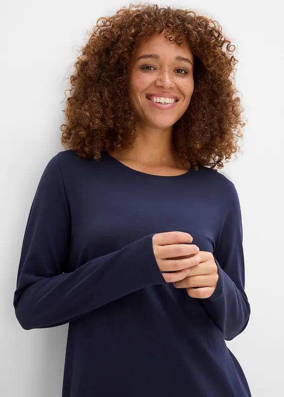 Jerseykleid aus Baumwolle mit Stretch (2er Pack), bonprix