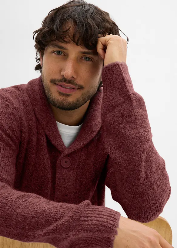 Strickjacke mit Rippenmuster, bonprix