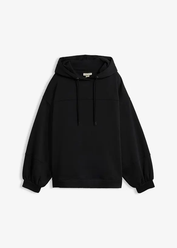 Sweat &agrave; capuche oversize en mati&egrave;re douce, bonprix