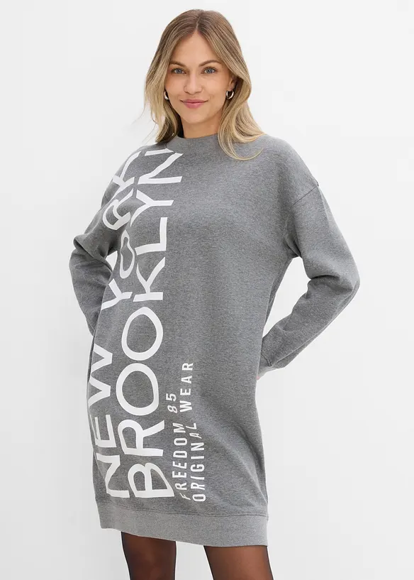 Robe sweat douce et oversize, bonprix