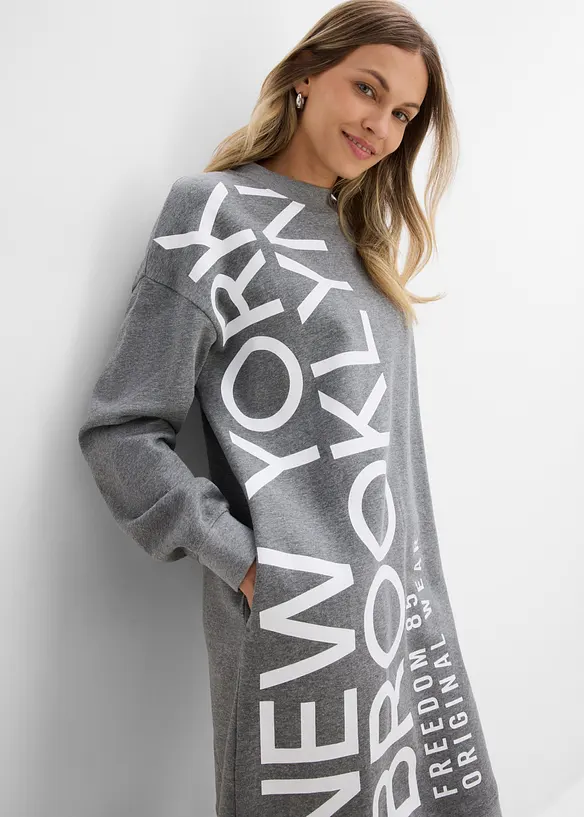 Robe sweat douce et oversize, bonprix