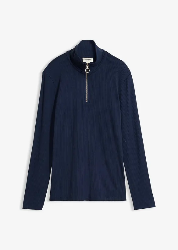 T-shirt c&ocirc;tel&eacute; en viscose douce et extensible, bonprix