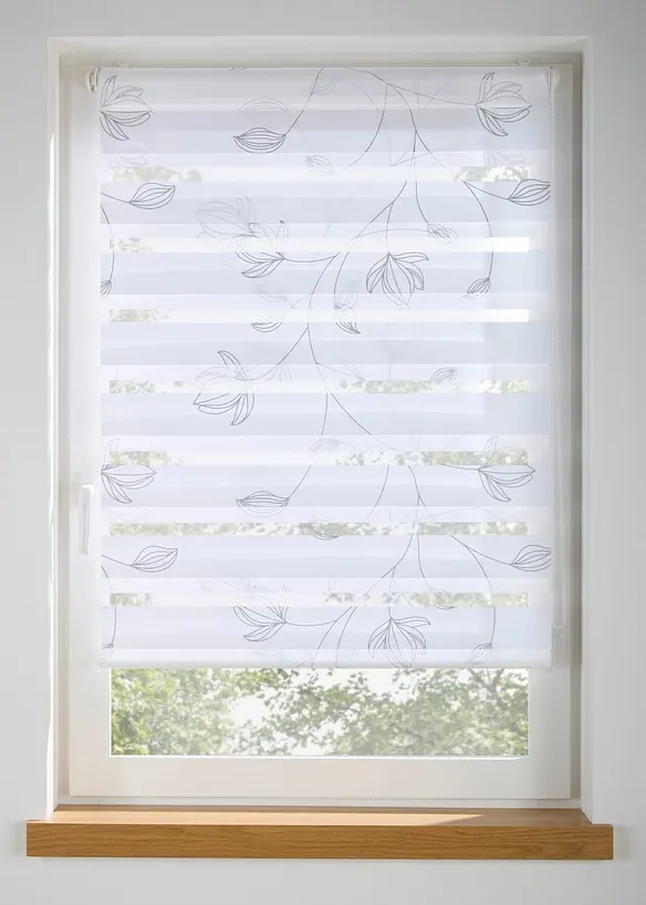 Doppelrollo mit Glanz-Druck, bonprix