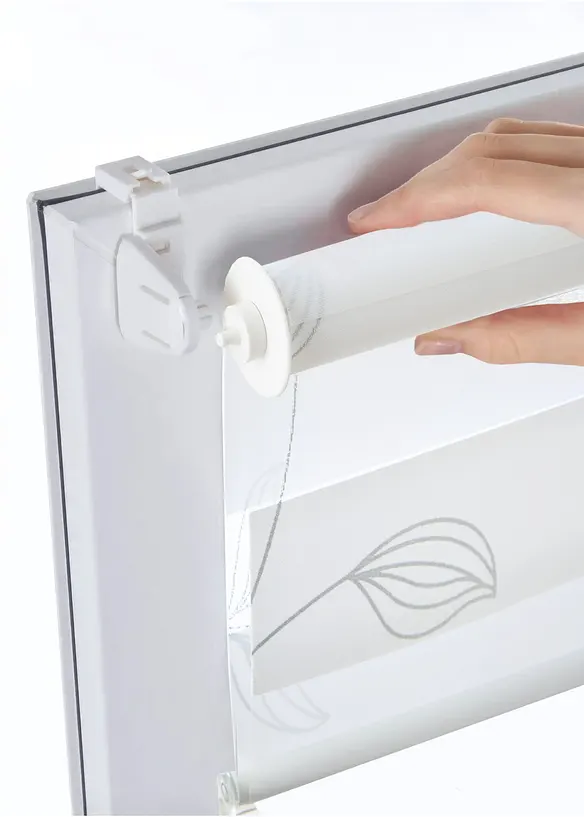 Doppelrollo mit Glanz-Druck, bonprix