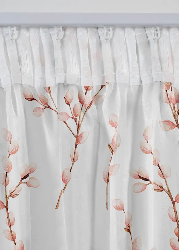 Voilage finement textur&eacute; avec polyester recycl&eacute; (1 pce), bonprix