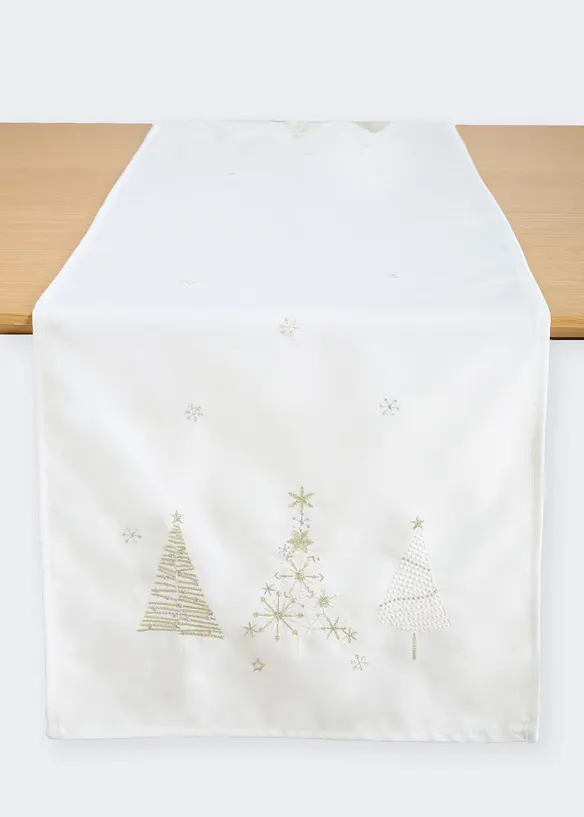 Chemin de table &agrave; broderie brillante, bonprix