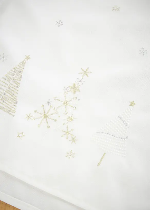 Chemin de table &agrave; broderie brillante, bonprix