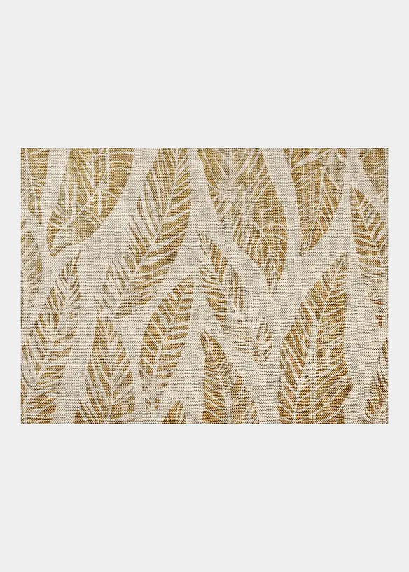 Paillasson lavable &agrave; motif feuilles, bonprix