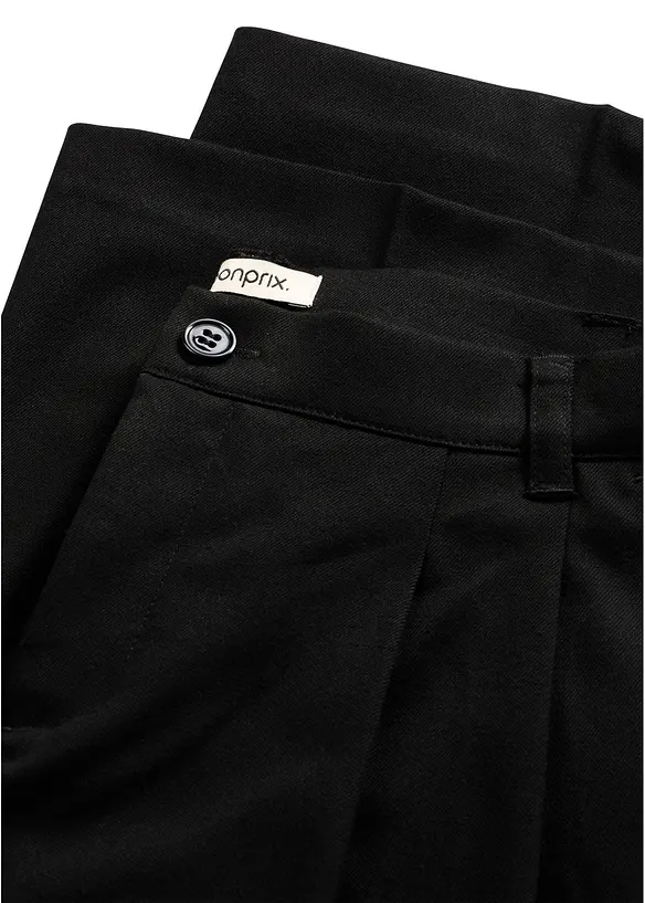 Pantalon large &agrave; pinces, bonprix
