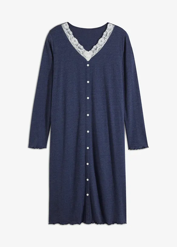Chemise de nuit boutonn&eacute;e, bonprix