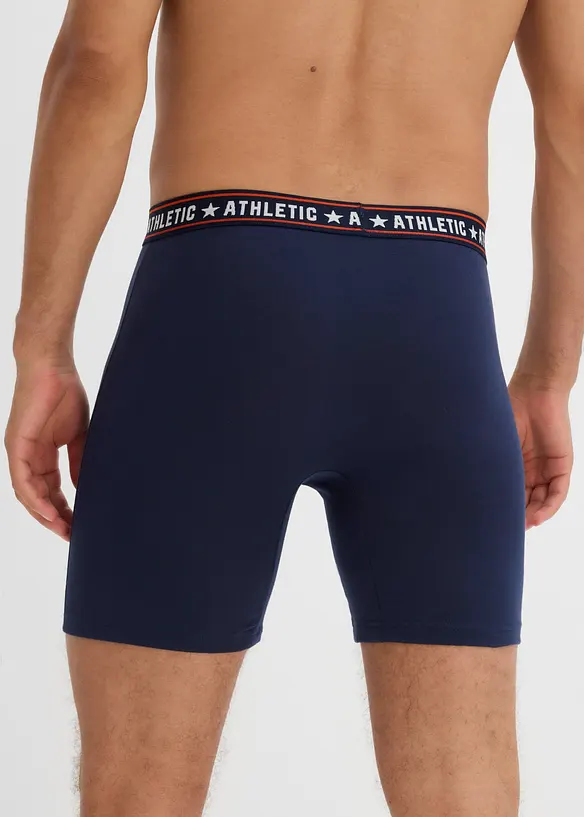Midi Boxershorts eng mit Baumwolle (2er Pack), bonprix