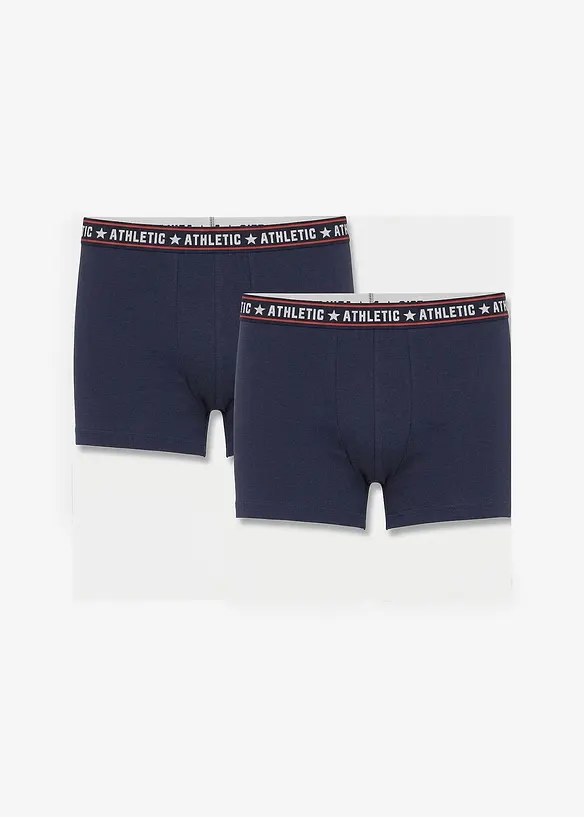 Midi Boxershorts eng mit Baumwolle (2er Pack), bonprix