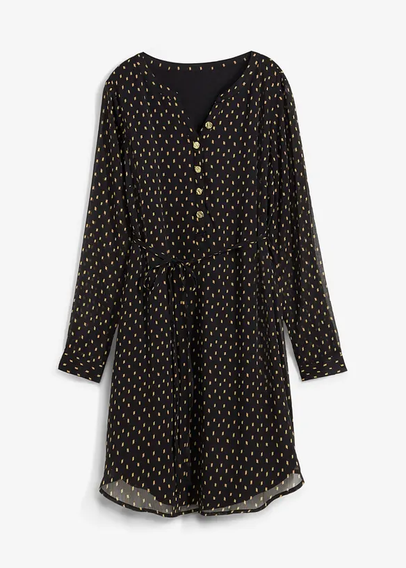 2-in-1 Umstands- und Stillkleid aus Chiffon, bonprix
