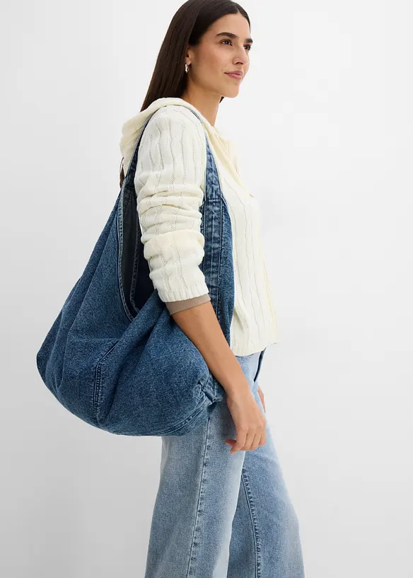Gilet en maille torsad&eacute;e, bonprix