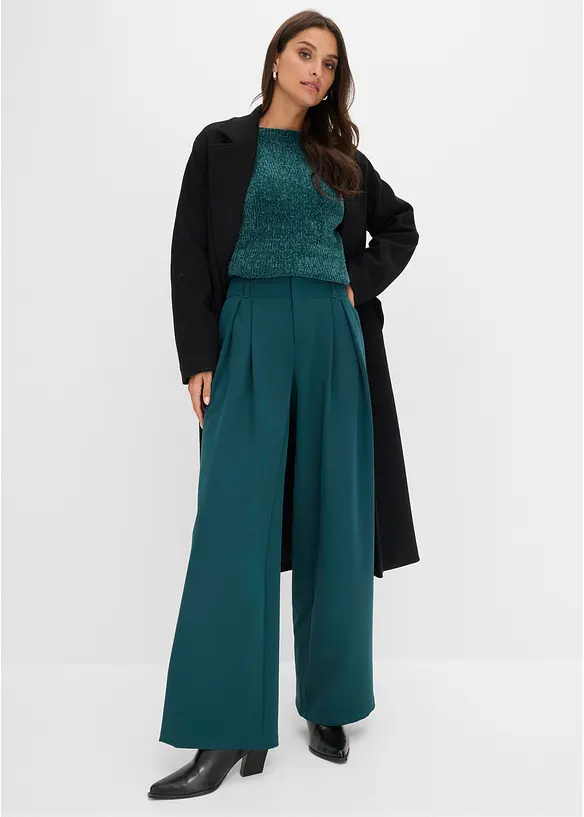 Bundfaltenhose mit Bequembund, bonprix