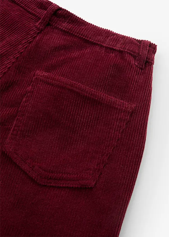 Barrel-Cordhose aus elastischem Baumwoll-Mix, bonprix