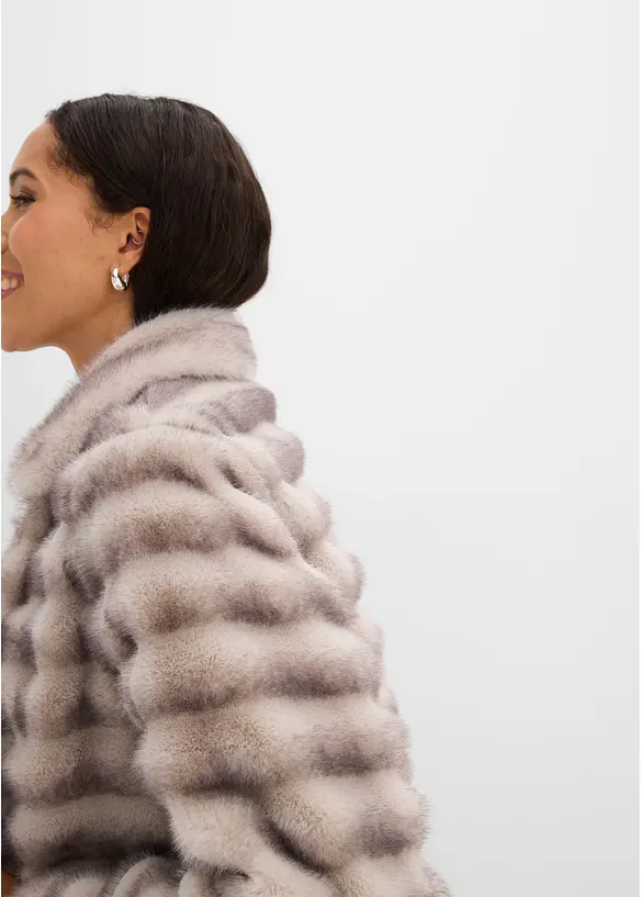 Veste en peluche, bonprix
