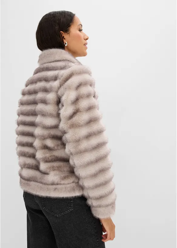 Veste en peluche, bonprix