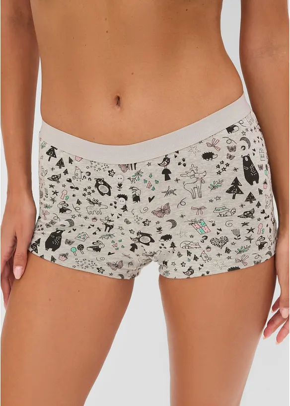 Lot de 4 boxers femme, bonprix