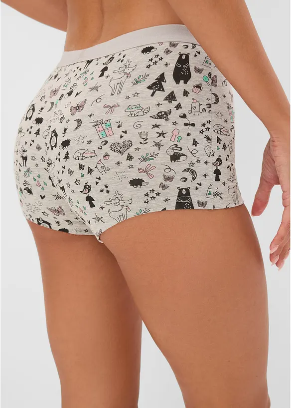 Lot de 4 boxers femme, bonprix