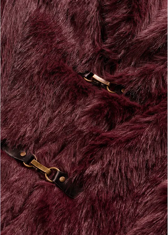 Veste doubl&eacute;e en peluche, bonprix