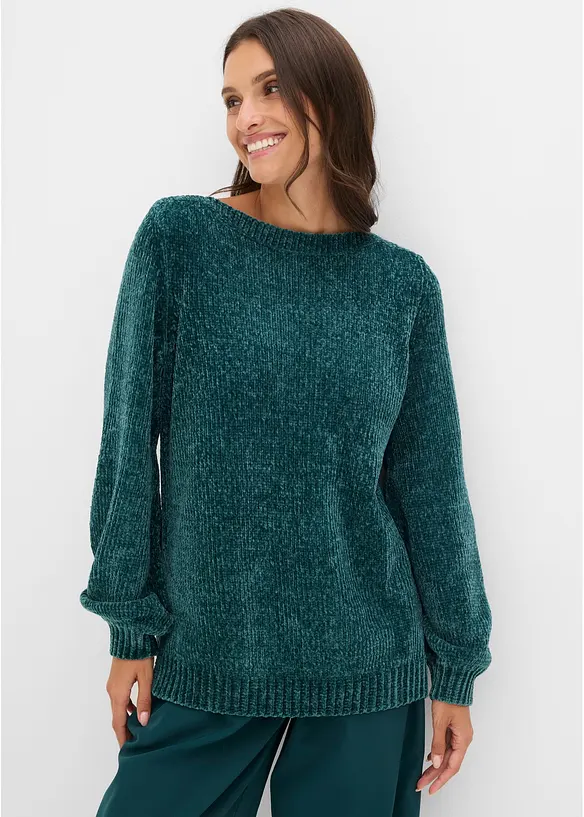 Chenille-Longpullover, bonprix