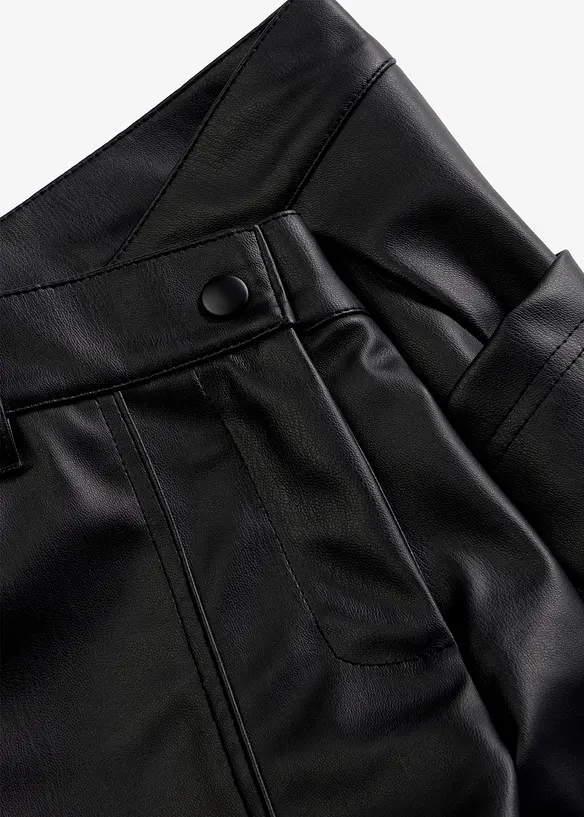 Short enduit, taille mi-haute, bonprix