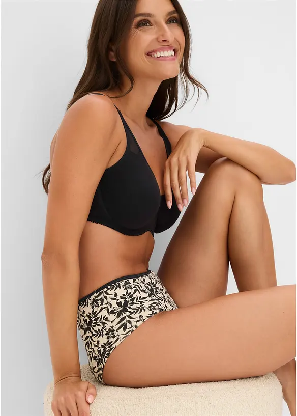 Maxipanty (4er Pack) mit Bio-Baumwolle, bonprix