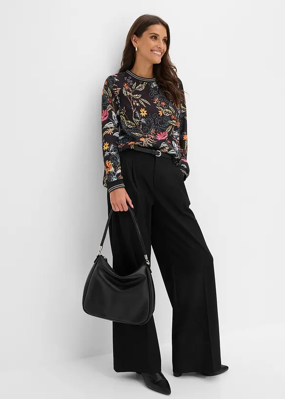 Blouse &agrave; col rond, bonprix