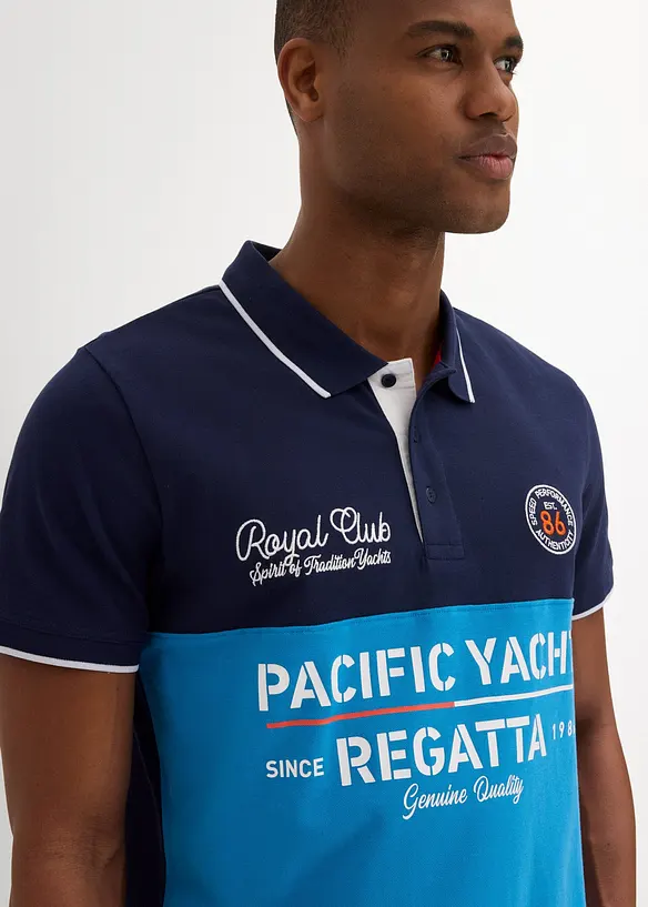 Piqu&eacute;-Poloshirt aus reiner Bio-Baumwolle, Kurzarm, bonprix