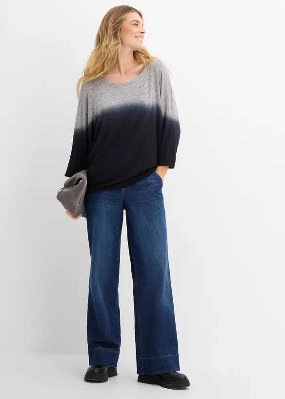 T-shirt oversize &agrave; d&eacute;grad&eacute; de couleur, bonprix
