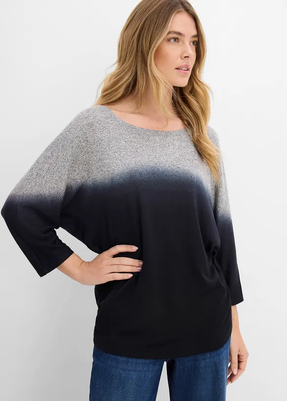 T-shirt oversize &agrave; d&eacute;grad&eacute; de couleur, bonprix