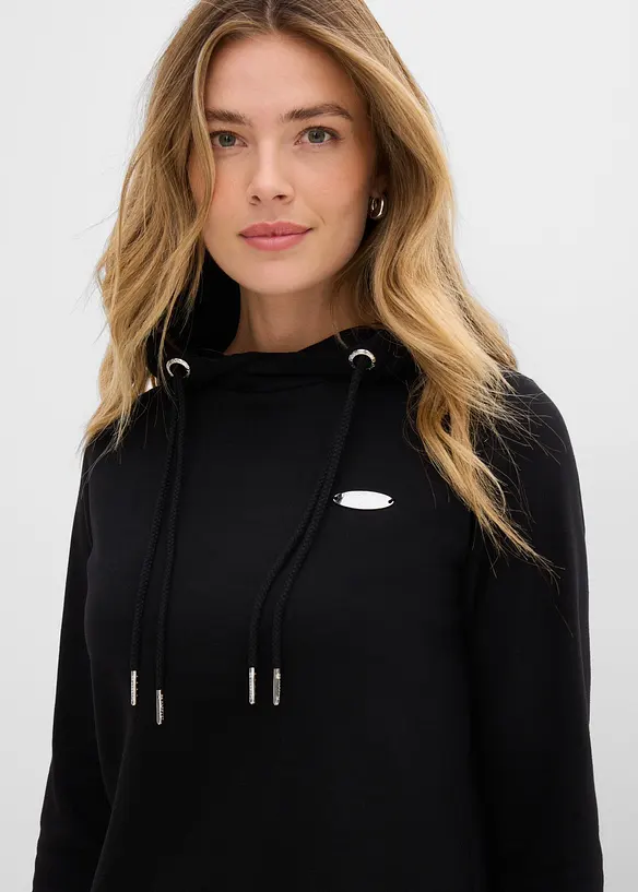 Robe sweat &agrave; capuche, bonprix