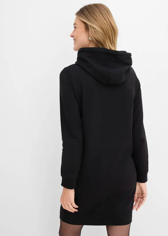 Robe sweat &agrave; capuche, bonprix