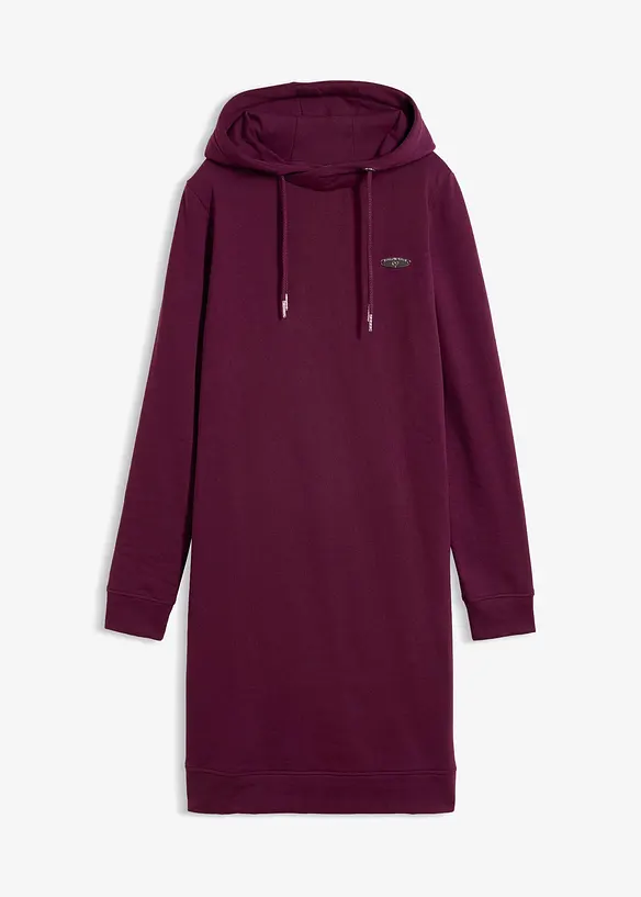 Robe sweat &agrave; capuche, bonprix