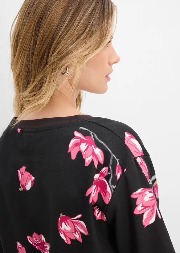 Sweat ample 100% coton, bonprix