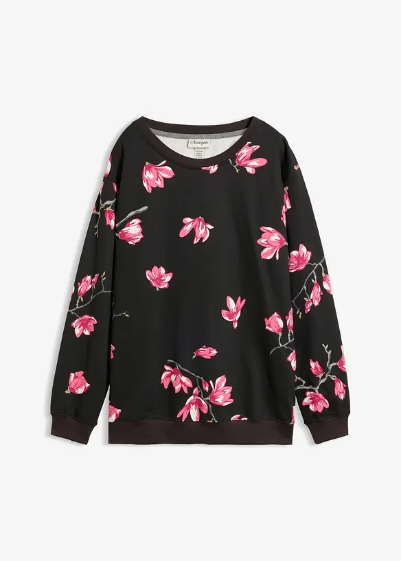 Sweat ample 100% coton, bonprix