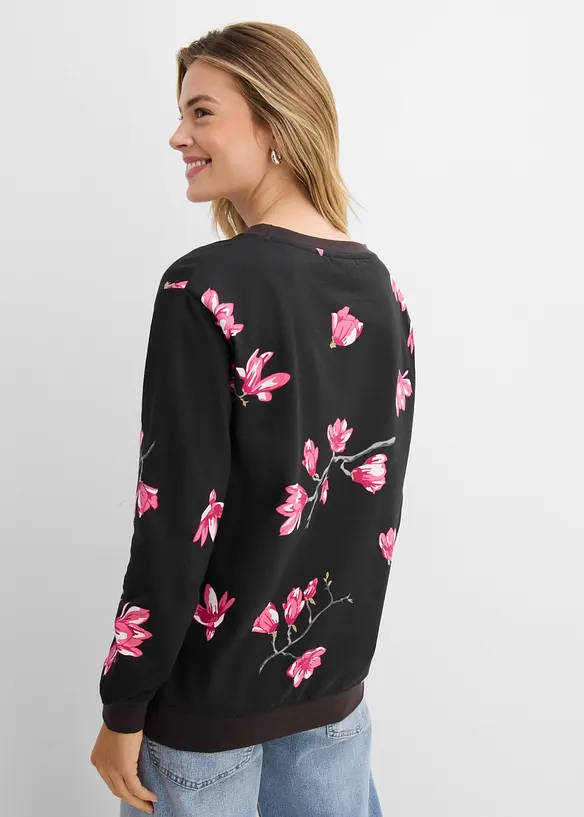 Sweat ample 100% coton, bonprix