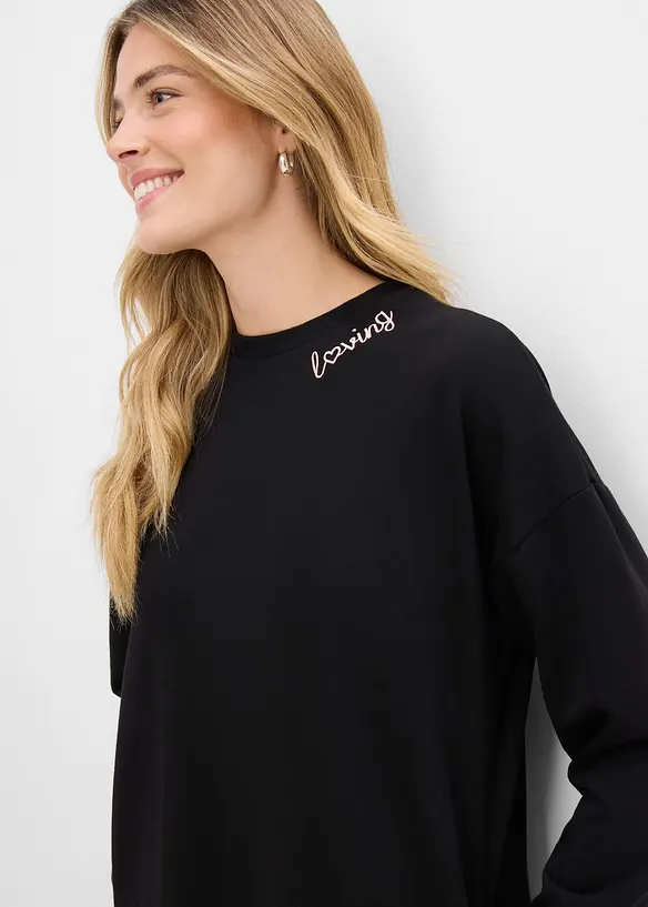 Oversized Sweatkleid, bonprix