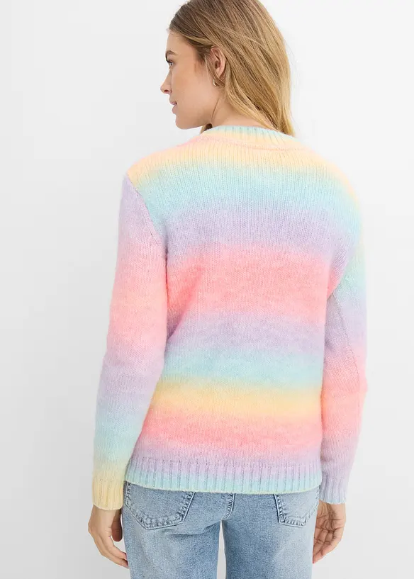 Pull doux en grosse maille contenant de la laine, bonprix